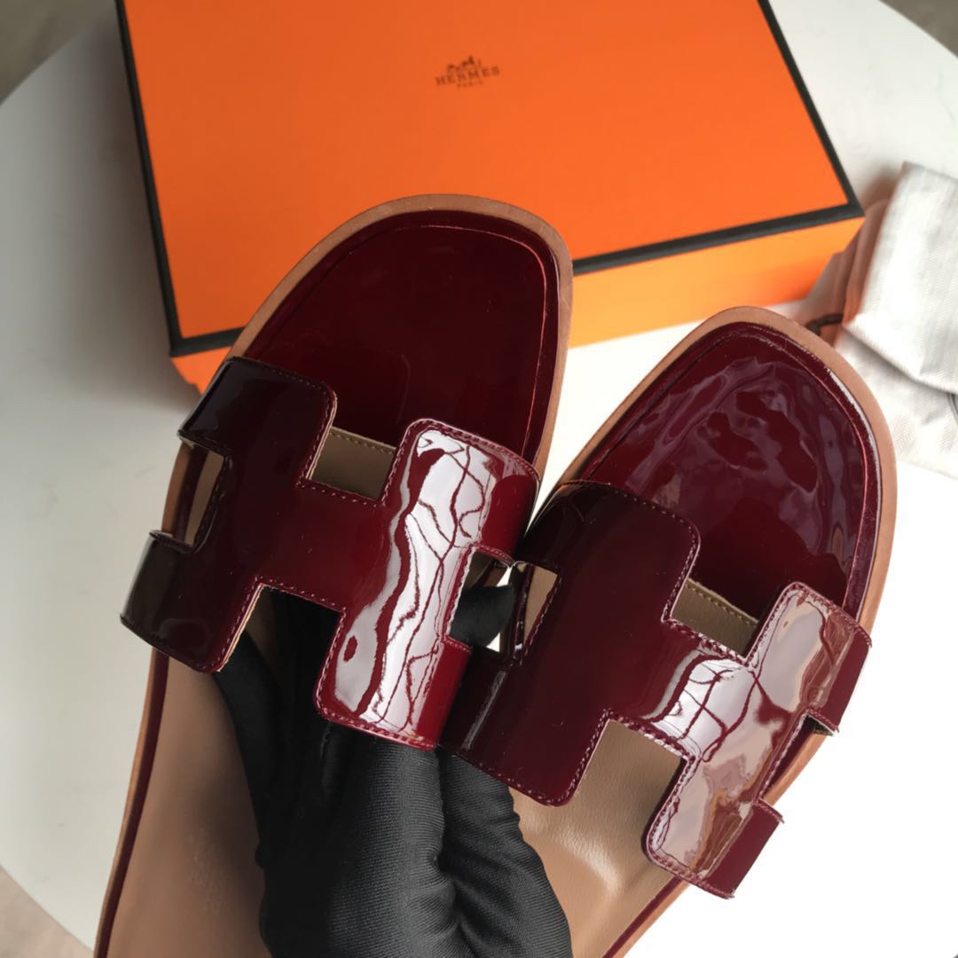 에르메스 올수공 오란 슬리퍼 샌들 페이던트 12